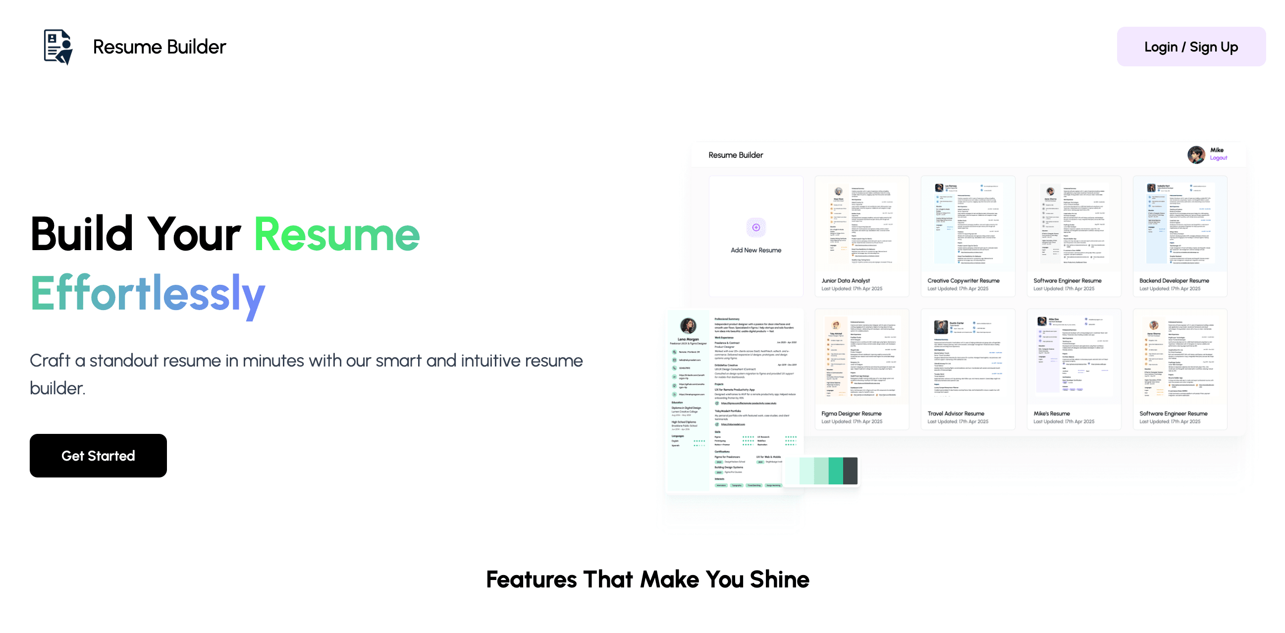 Resume Builder
